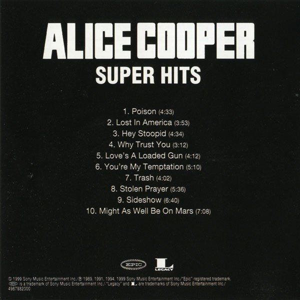 CDs: Cooper Alice: Super Hits CD – Neuf (Voir description) à Steinhausen par Vilivinili 1