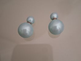 Silber 925 Krügeli.Stecker Türkis