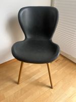 Schalenstuhl Micasa "Parisi" Schwarz/Holz – Top Zustand