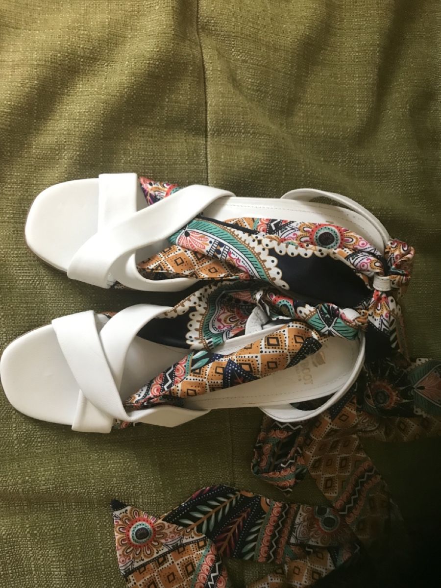 Navyboot Damenschuhe: Neue weisse Ledersandalen Gr.37 – Neu (gemäss Beschreibung) aus Zürich von Leders