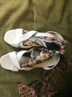 Neue weisse Ledersandalen Gr.37