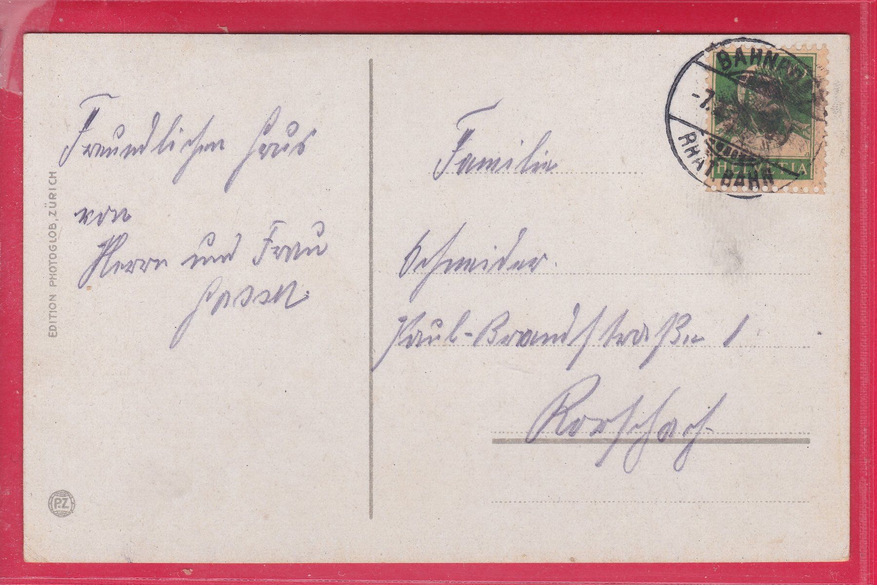 Cartoline postali: ST.MORITZ-BAD 1775m UND DORF 1839m, – Usato da Oberrieden venduto da Gebirgsstelze 1