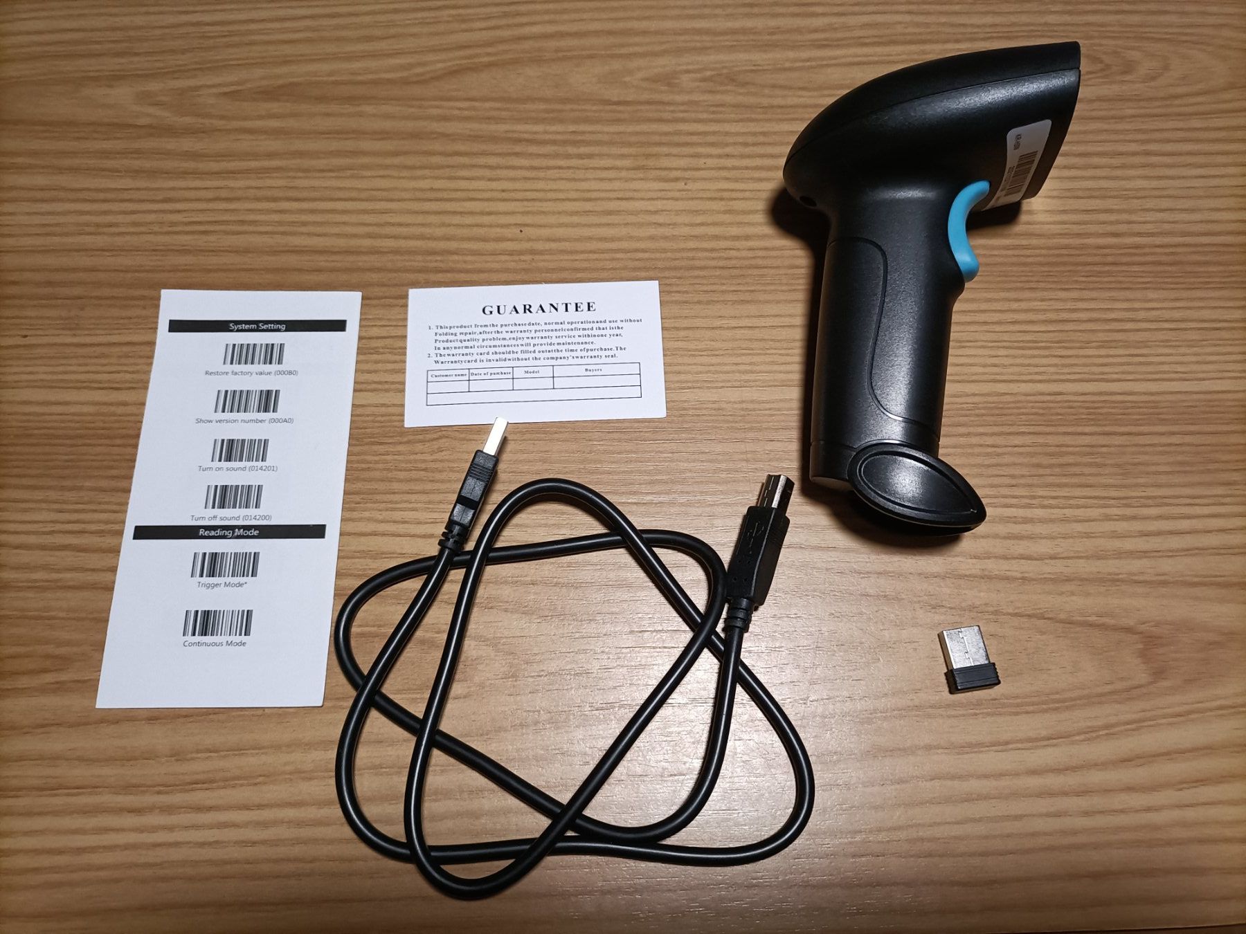 Neuwertiger Barcode Scanner mit USB-Stick-Sender (Gebraucht) in ...