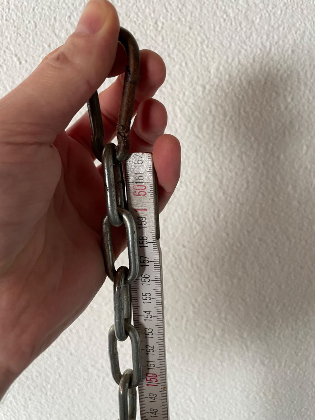 Tutti gli attrezzi: Metall Kette ca 160cm inkl 2 Karabiner – Usato da Esslingen venduto da Zeppi1 2
