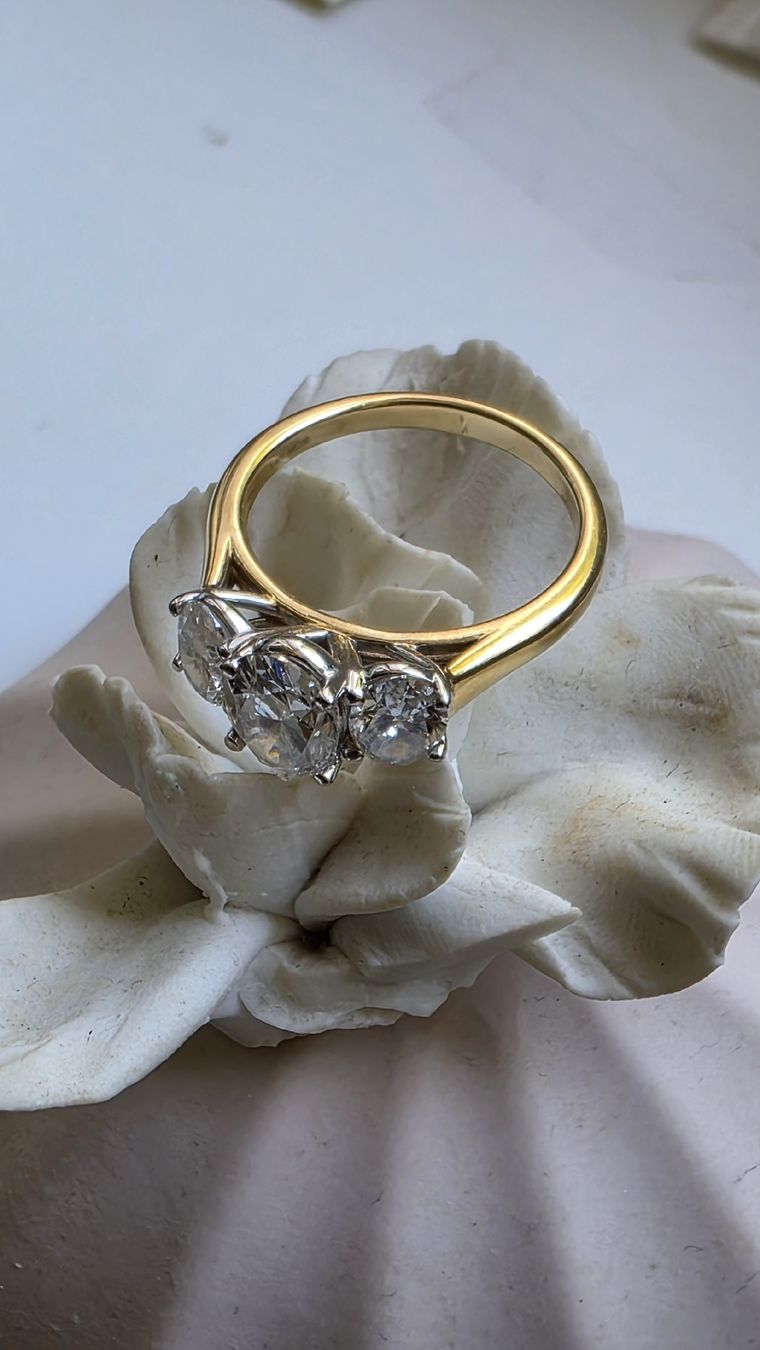 Anelli: Gold Ring mit Diamanten – Nuovo (secondo la descrizione) da Effretikon venduto da rinuom01 1