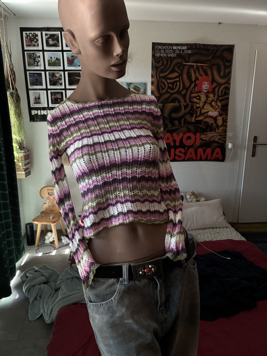 Pullover & Sweatshirts: Gestreifter Strickpulli – Neu (gemäss Beschreibung) aus Ueberstorf von nai_9z9s 3