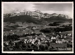 AK Waldstatt am Säntis, Ortsansicht aus der Vogelschau