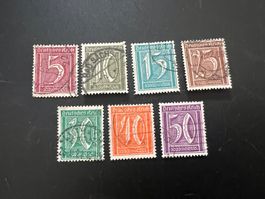 Deutsches Reich 1921  MiNr. 158-164  gest.   (5003)