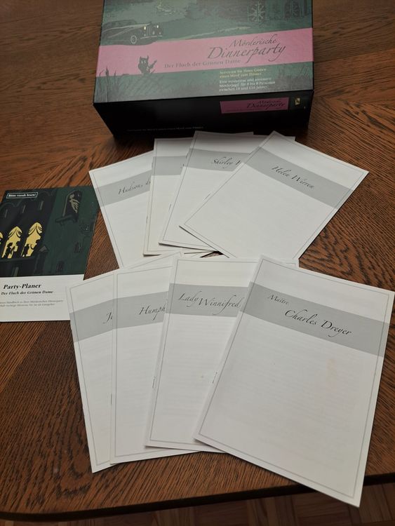 Mörderische Dinner Party Der Fluch der grünen Dame Acheter sur Ricardo