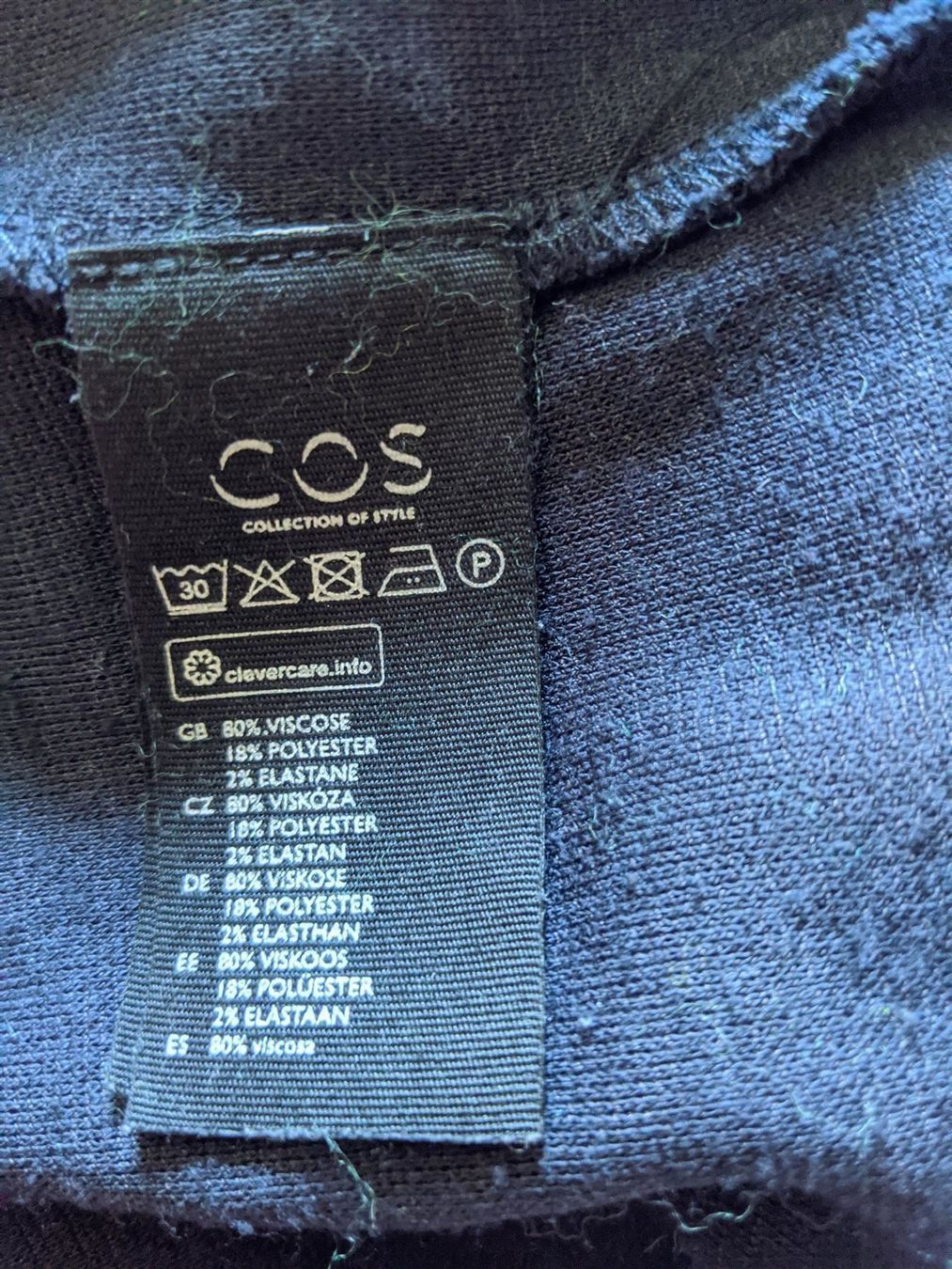 Cos Pulls & Sweat-shirts: COS : Pull marine drapé S-M-L – D'occasion à Petit-Lancy par lilycerise 6