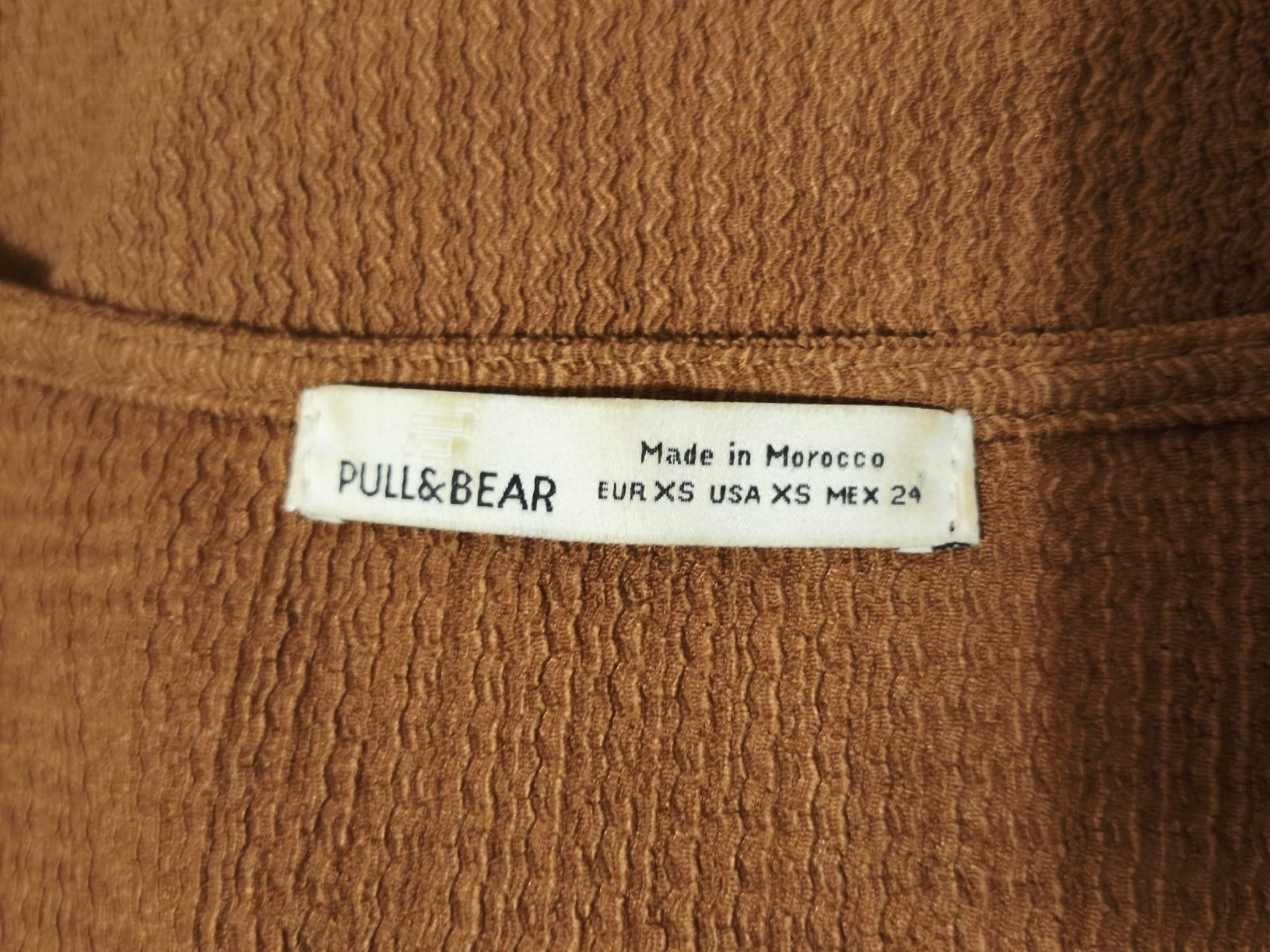 Pull&Bear Vestiti: Pull&Bear Kleid braun strukturiert Grösse XS  – Nuovo (secondo la descrizione) da KRIENS venduto da Franzy_Blond10 3