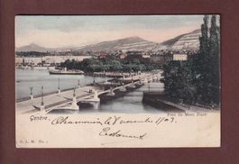 GENEVE - Pont du Mont Blanc