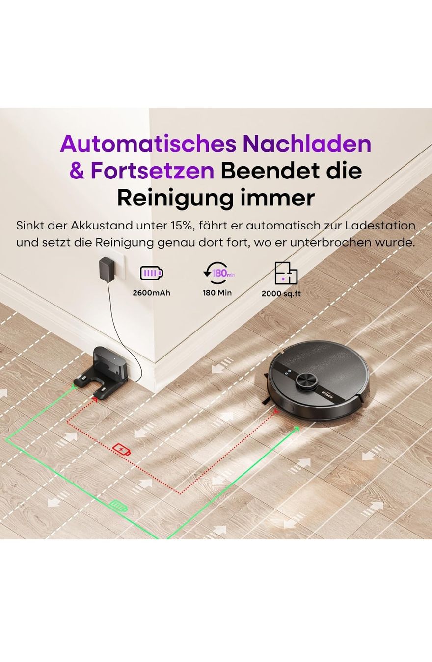Aspirapolveri & Accessori: MONSGA Robot Vacuum Cleaner with Wiping Function – Nuovo (secondo la descrizione) da Basel venduto da nin_8vcy 5