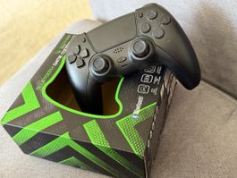 Manette de jeu Bluetooth sans fil, comme neuve, pack complet