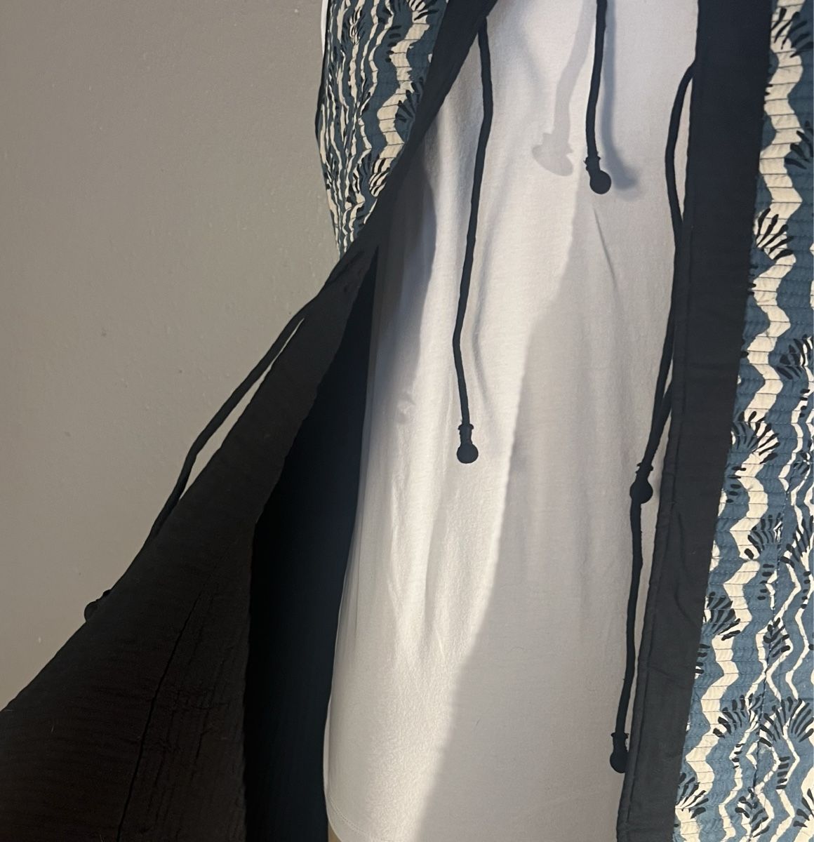Gilet & Giacche senza maniche: Long Gilet Block Prints Coton Matelassé Réversible Inde – Nuovo (secondo la descrizione) da Genève venduto da DELIRBEADS 4