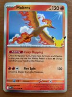 Pokemon Moltres Holo 30 Jahre (Versand gratis)