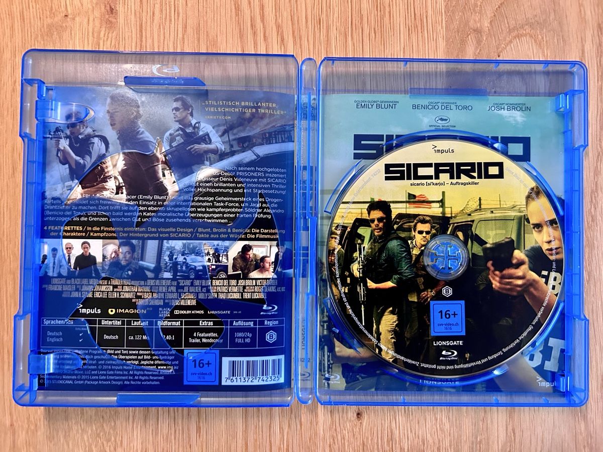 Tutti i DVDs: Sicario 1 und 2 Blu-ray Set – Usato da Kriens venduto da Phippu_81 2