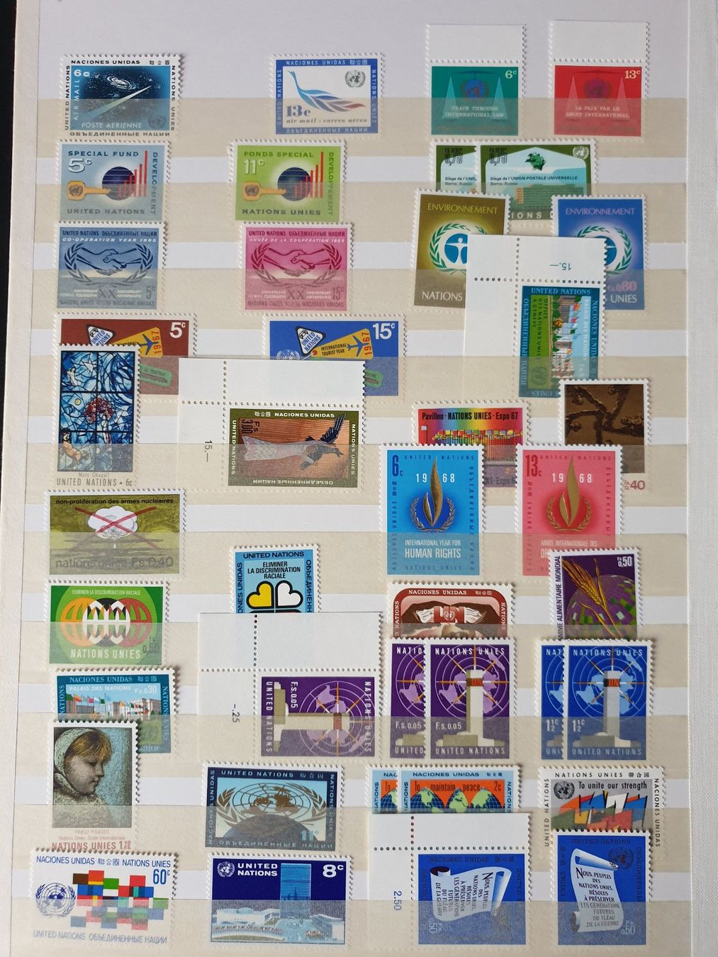 Tutti i francobolli: Briefmarken UNO Genf/New York – Usato da Schaffhausen venduto da rober77 3