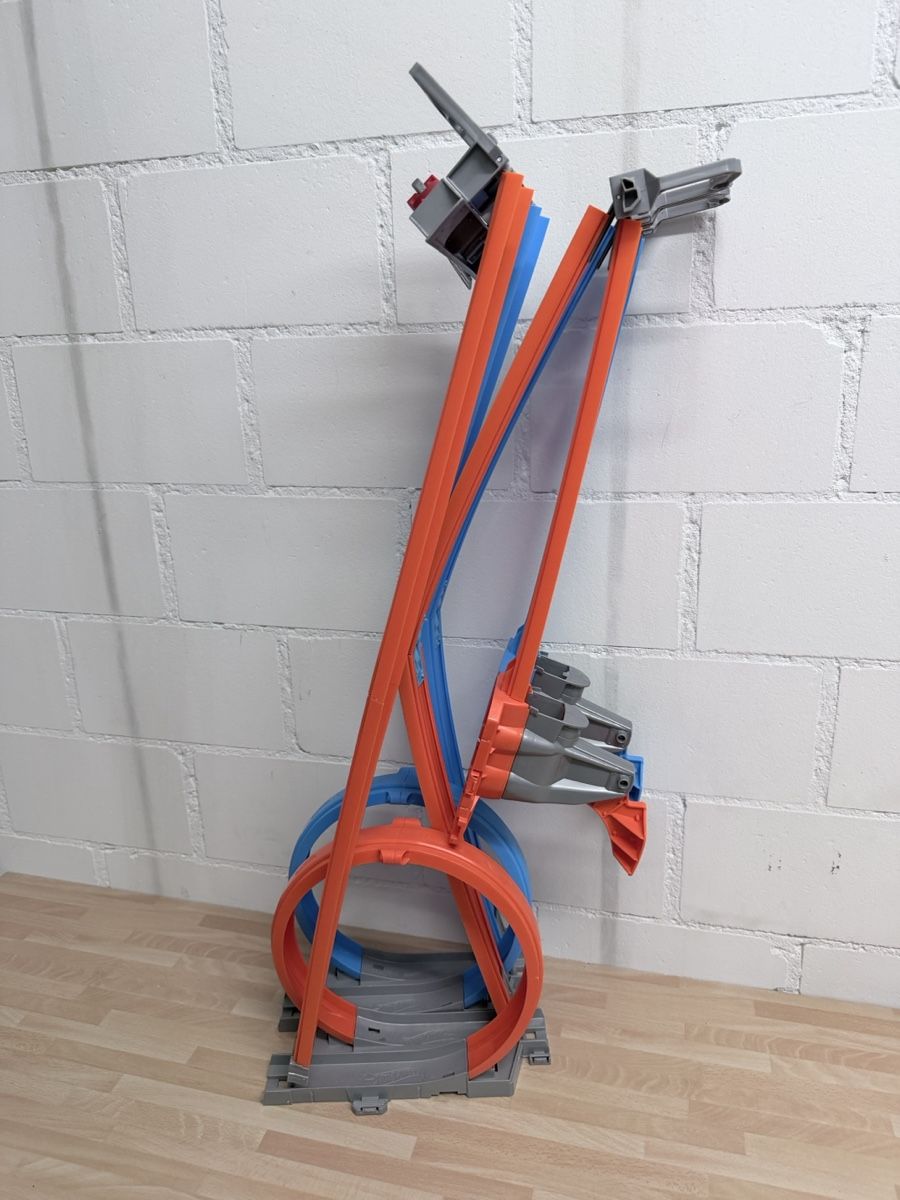 Hot Wheels Piste: OT WHEELS Zweispurige Looping Rennstrecke – Usato da Elsau venduto da Aries81