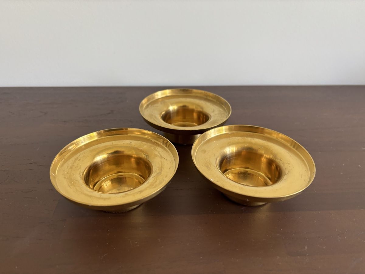 Ikea Alle Dekorationen: Ikea GLITTRIG gold-coloured candle holders – Gebraucht aus Zürich von cha_jz8q 1