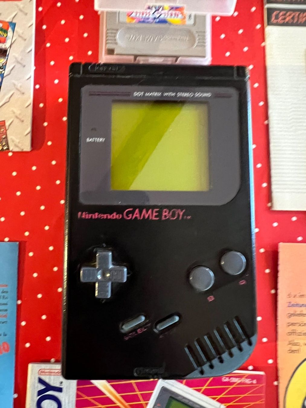 Nintendo Console: GAMEBOY BLACK with NAIL SCALE game, working, nice optic! – Usato da Astano venduto da hyperion-atlas 1