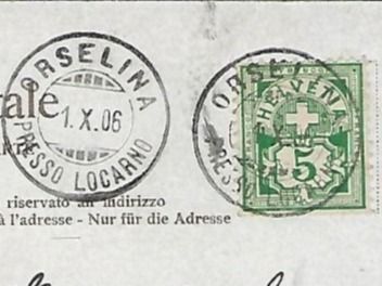 Cartoline postali: CH, AK Locarno, 1.10.1906 – Usato da Hinteregg venduto da McCharly01 2