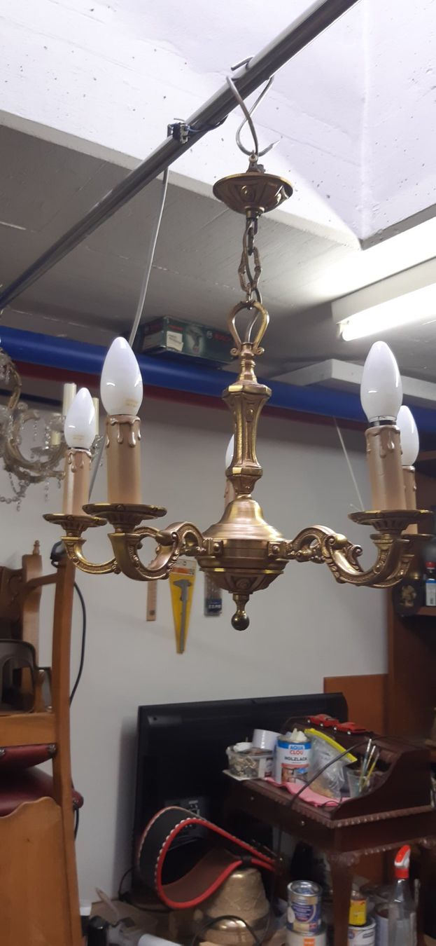 Lampadari & plafoniere: Antik Kronläuchter mit 5 Flammi – Usato da Füllinsdorf venduto da Salvi60 4