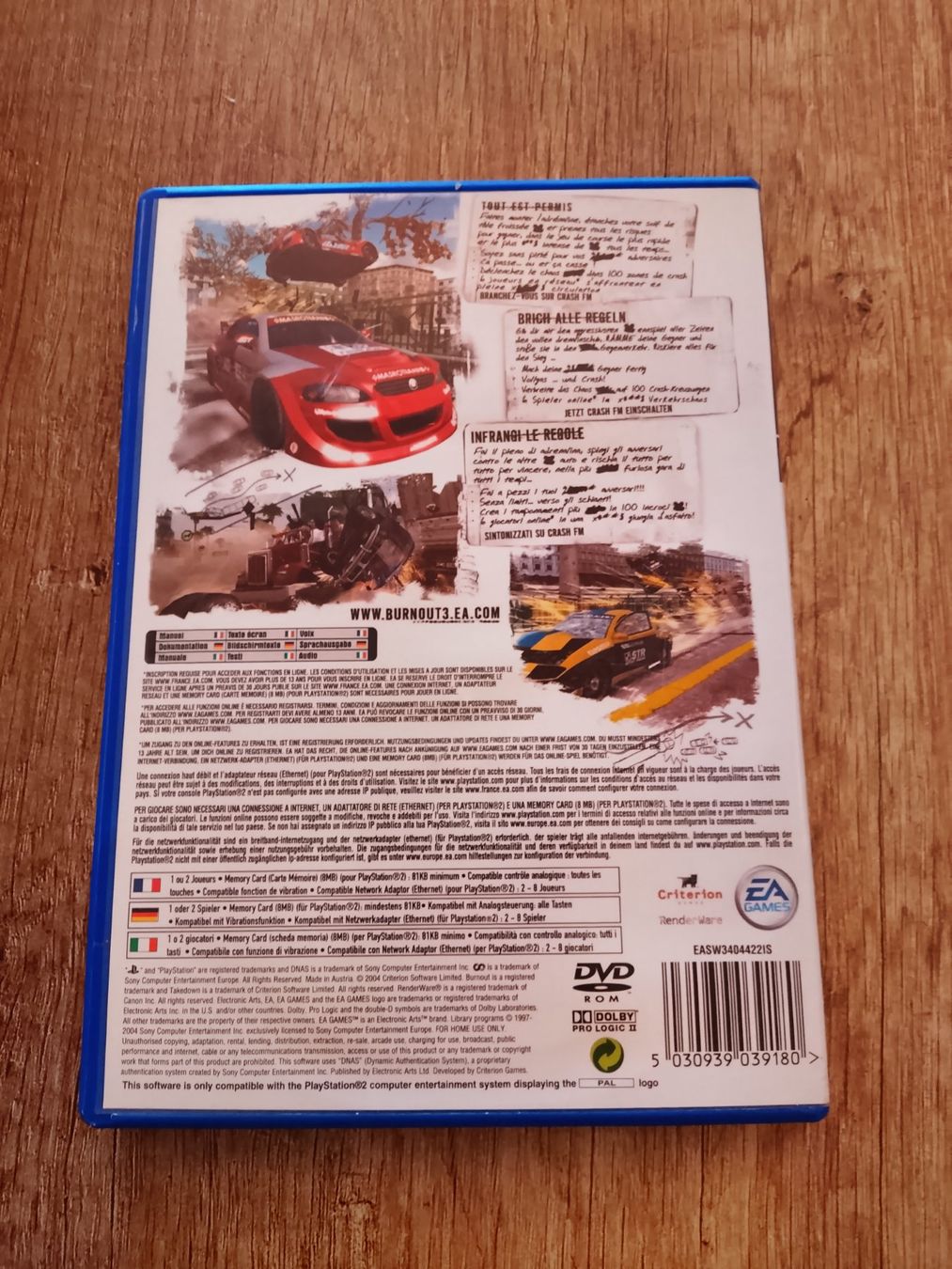 Jeux: Burnout 3 Takedown PAL PS2 – D'occasion à Gland par Bas_phj6 2