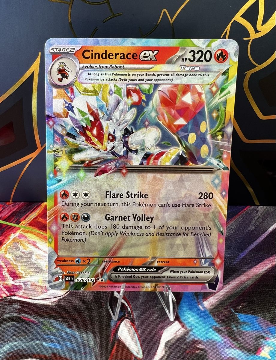 Pokémon Carte collezionabili: Pokémon Cinderace ex # 028/142 EN – Nuovo (secondo la descrizione) da Wädenswil venduto da TaSch77