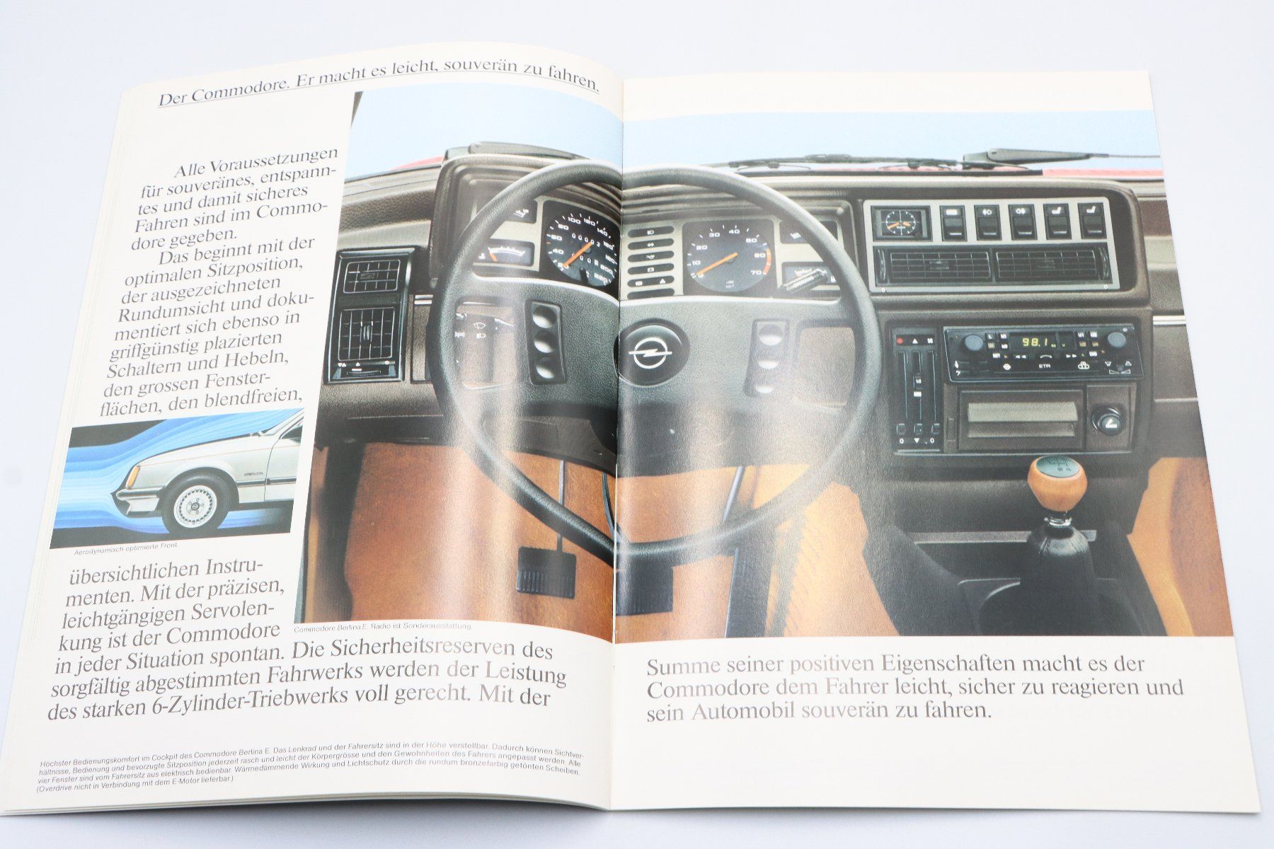 Opel Dokumente: Opel Commodore 1981 Prospekt – Gebraucht aus Bühl b.Aarberg von Collectorpassions 5