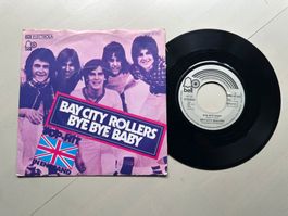 BAY CITY ROLLERS tolle Single Kult 70's Bye Bye Baby Top