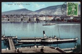 Genève  La Rade et le Salève     GENÈVE 8.VI.13