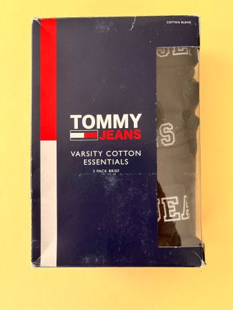 Slips, TOMMY JEANS, Grösse S, 3 Stück, Farbe Schwarz