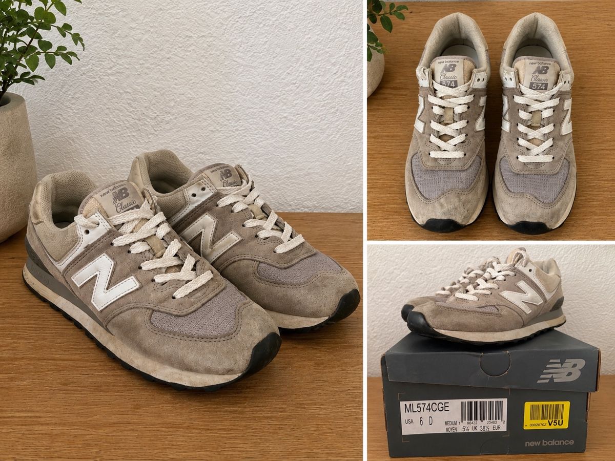 New Balance Chaussures hommes: Baskets 38.5 New Balance Classic 574 – D'occasion à Malleray par 2v8v