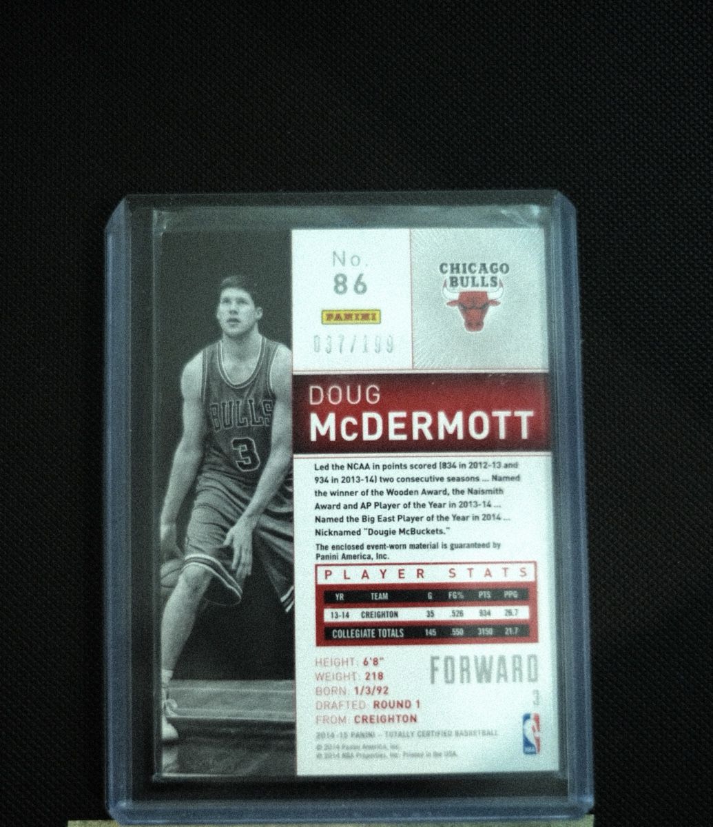 Nba Carte collezionabili: Doug Mcdermott Totally Certified 37/199 – Nuovo (secondo la descrizione) da Lenzburg venduto da fastbreakcards 1