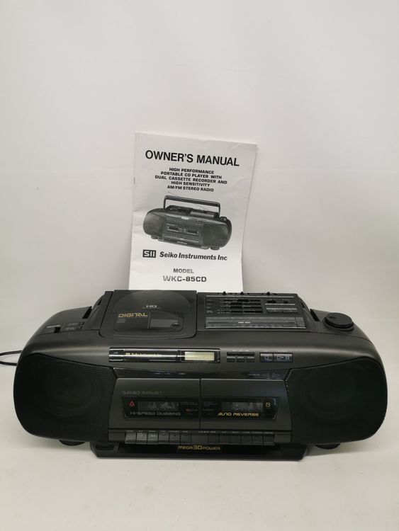 Seiko WKC85CD CD Player mit 2 Kassetten & Radio Kaufen auf Ricardo