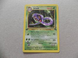 Pokémon Sammelkarte Arbok 1999-2000 60 VP Franz. 1. Edition