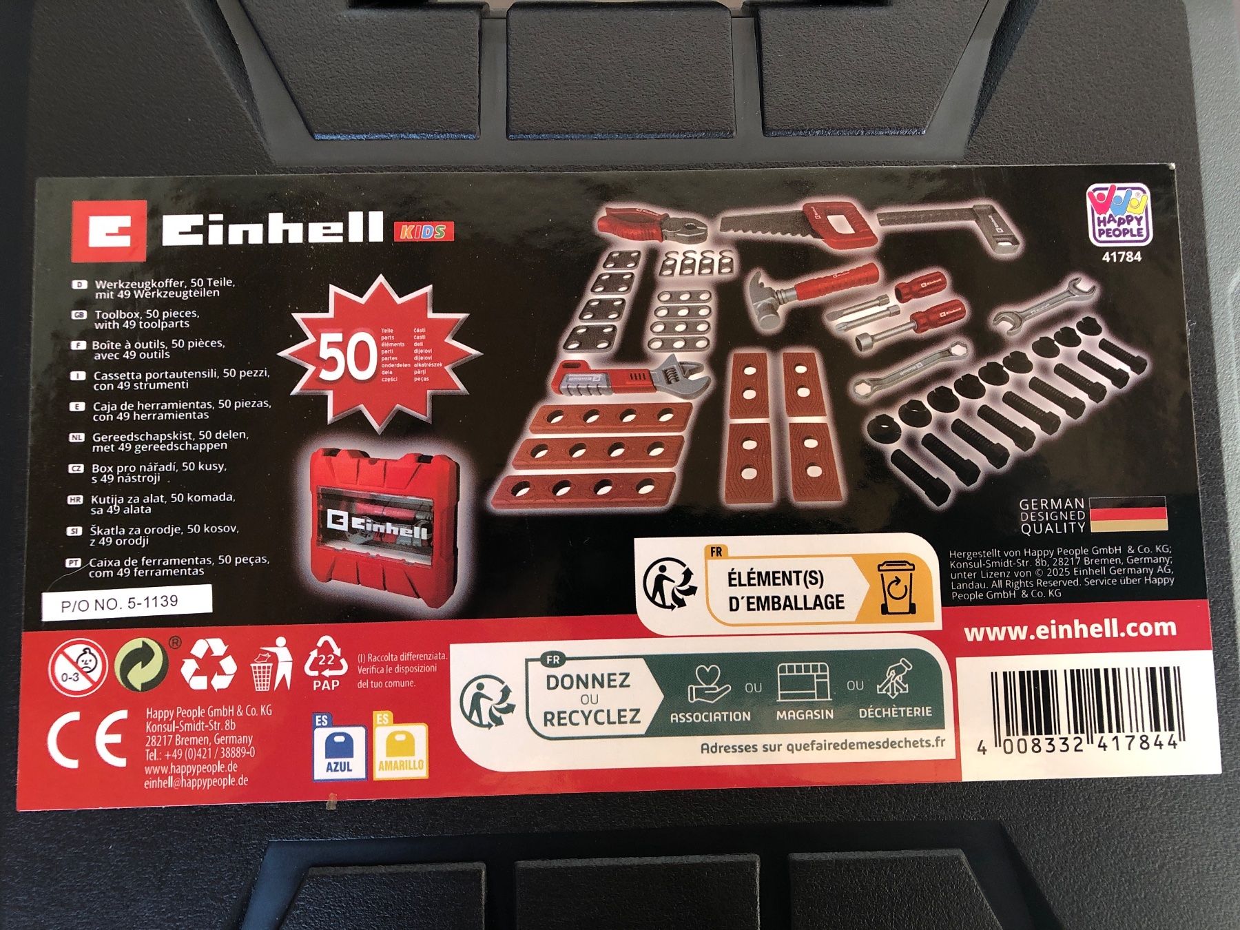 Einhell Tutti gli attrezzi: Einhell outils tools enfant – Nuovo e nell'imballaggio originale da Sion venduto da gege08 1