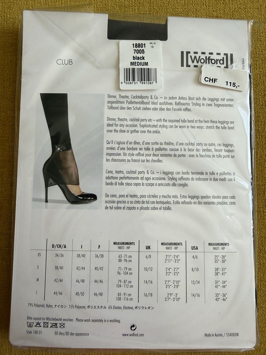 Wolford Leggings: Wolford Legging neu – Nuovo e nell'imballaggio originale da Feusisberg venduto da Mila1122 1