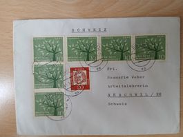 Alte Briefmarke Deutschland, Rosmarie Weber, Top Zustand!