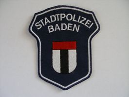 Alter Patch der Stadtpolizei Baden