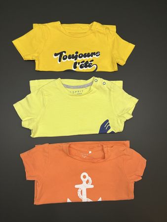 3 Baby-T-Shirts – Bout'Chou, Esprit & Name It – Gr. 74