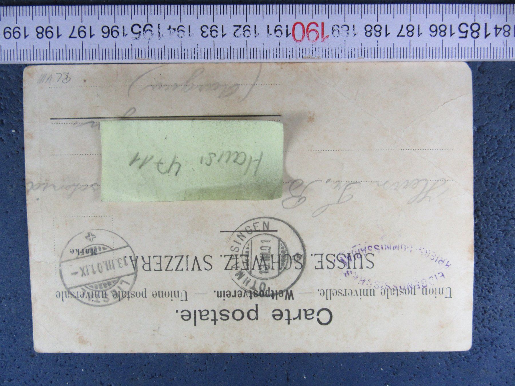 Ansichtskarten: LIESTAL 1901 BL AK – Gebraucht aus Ettingen von Hausi4711 2