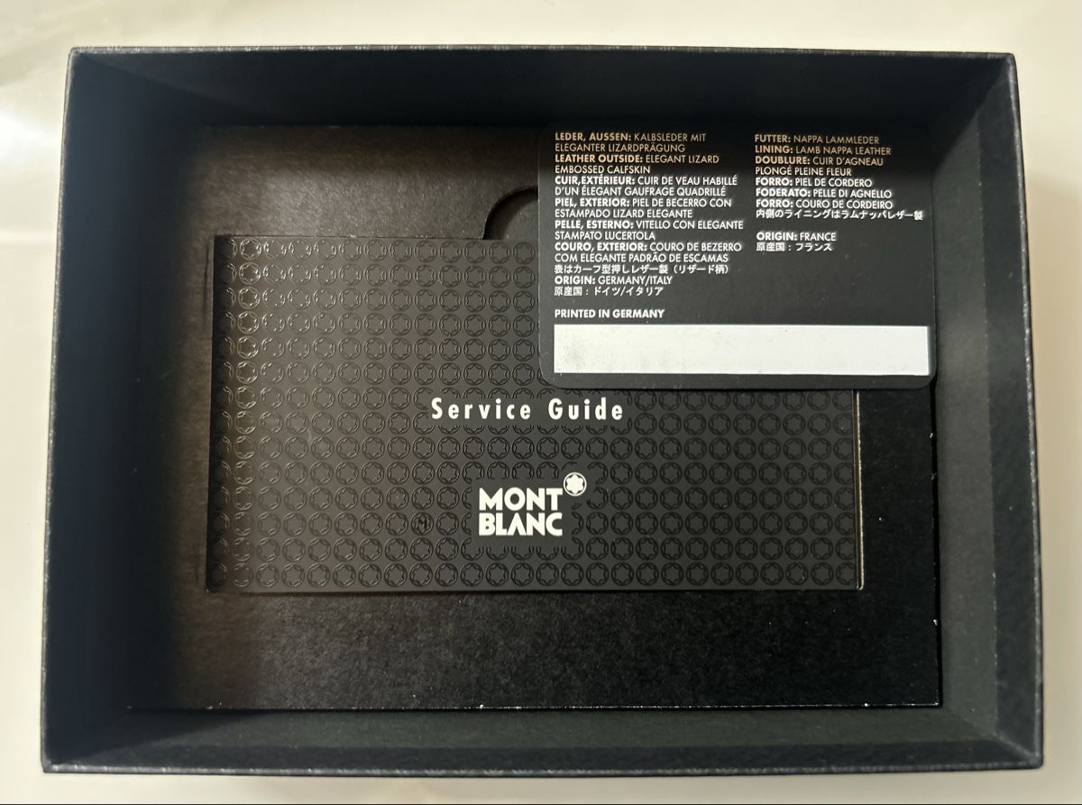 Montblanc Blocchi: Montblanc Notizblocketui - La Vie de Bohème – Nuovo (secondo la descrizione) da Berg TG venduto da Viper9 3