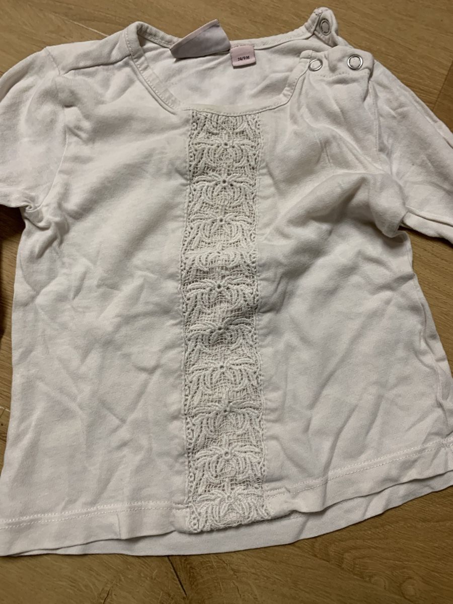 Blusen, T-Shirts & Tops: Süsses Langarmshirt Gr. 74/80, Noa Noa Miniature – Gebraucht aus Meilen von Flockenwirbel