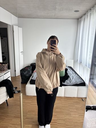 Beige Herbst/ Regenjacke