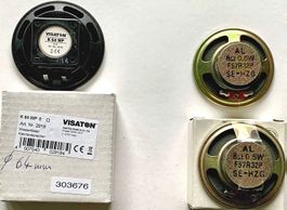 3x  Visaton K-64-WP  Lautsprecher 8 Ohm  Art.2918  Rund