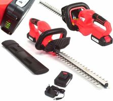 56760 - Akku Heckenschere 46cm + 20V Li-ion Akku Ladegerät
