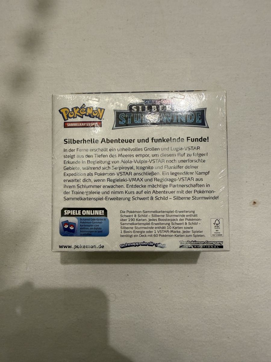 Pokémon Sammelbilder & Trading cards: Pokemon Display Silbernesturmwinde – Neu und originalverpackt aus eglisau von schmied1992 4