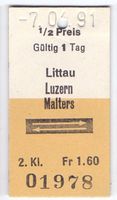 Billette Littau - Luzern - Malters